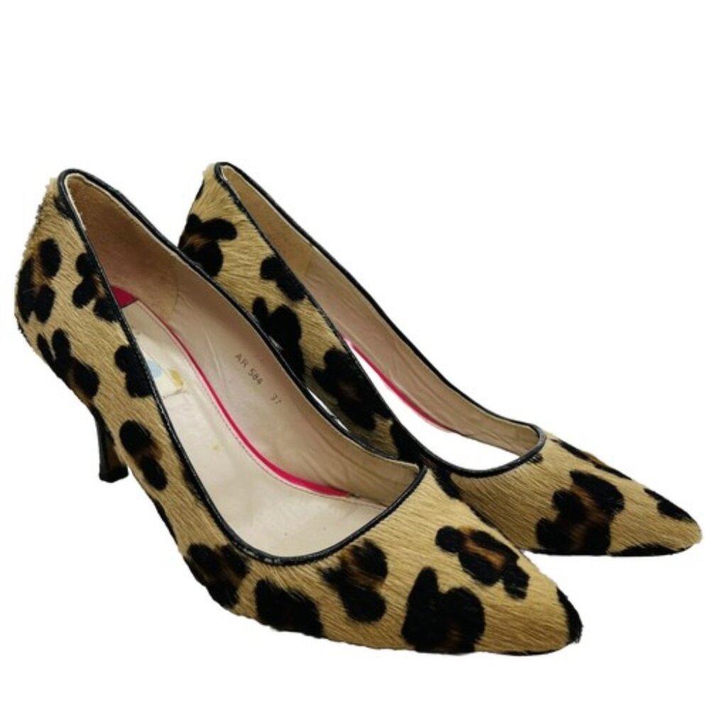 Boden Leopard Heels - like New - 6.5